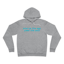 Load image into Gallery viewer, Starve the Ego Feed the Soul Retro Graphic with Large Back Logo Unisex Fleece Pullover Hoodie
