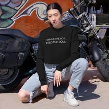 Load image into Gallery viewer, Starve the Ego Feed the Soul Women&#39;s Cropped Sweatshirt
