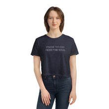 Load image into Gallery viewer, Women&#39;s Flowy Cropped Tee
